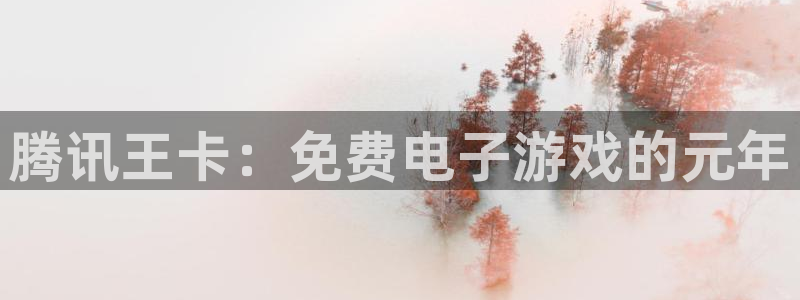 四川蓝图娱乐官网科技有限公司怎么样：腾讯王卡：免费电子游戏的元年